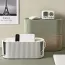 Rangement bureau pratique en plastique pour les câbles