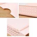 Rangement bureau d'une étagère simple et polyvalent en plastique