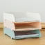 Rangement bureau d'une étagère simple et polyvalent en plastique 