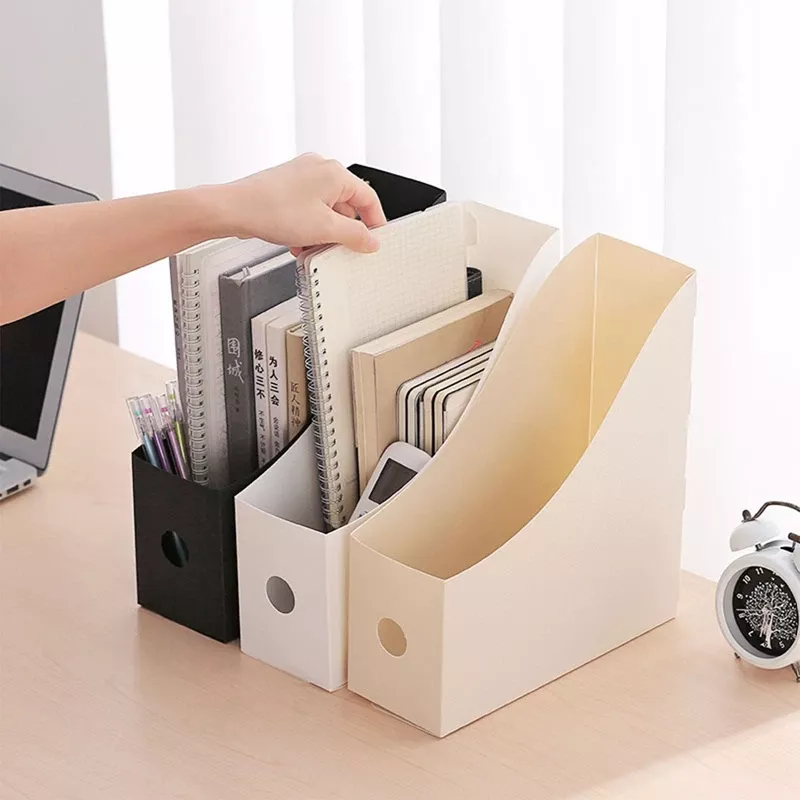 Rangement bureau en plastique pliant multifonctionnel pour document 