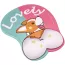 Tapis de souris corgi antidérapant avec repose-poignet
