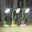Lampes de bureau LED rechargeables design fleur 