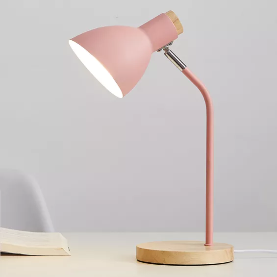 Lampes de bureau design nordique avec pied en bois