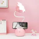 Lampes de bureau LED rechargeables abat-jour fleur