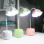 Lampes de bureau LED rechargeables abat-jour fleur