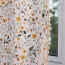 Rideau salon en coton avec imprimé floral