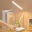 Lampe de bureau LED rechargeable avec support flexible