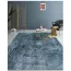 Tapis de salon en polyester motif ondes
