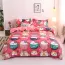 Linge de lit chambre motif chats et tasses