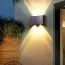 Décoration d'extérieur applique murale solaire LED étanche