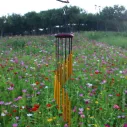 Ornement jardin d'extérieur carillon avec tube en aluminium