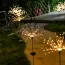 Décoration d'extérieur lampe de feu d'artifice LED solaire