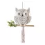 Décoration murale hibou tissé 
