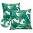 Housse de coussin imperméable avec motif feuilles de bananier
