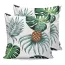 Housse de coussin imperméable motif ananas et feuilles tropicales