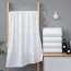 Serviette de bain blanche en coton épais