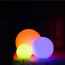 Globes lumineux d'extérieur multicolores avec télécommande