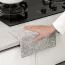 Torchon de cuisine gris double face et super doux 
