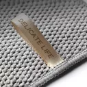 Torchon de cuisine multifonctions super absorbant en microfibre gris