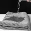 Torchon de cuisine multifonctions super absorbant en microfibre gris 