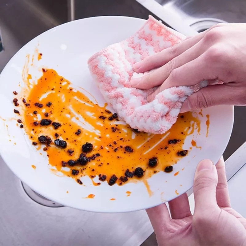 Torchon de cuisine à rayure super absorbant