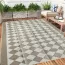 Tapis d'extérieur au design rectangulaire en plastique durable