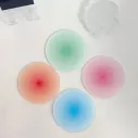 Dessous de verre rond en acrylique avec des couleurs attrayants 