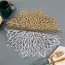 Set de table flexible en PVC plastique à motif fleur ajourée