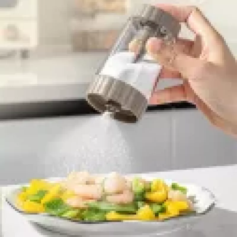 Salière et poivrier en acier inoxydable avec bouteille en verre - Mon Coin Maison