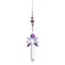 Sun catcher avec pendentif diamant motif polyèdre