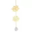 Sun catcher doré motif fleur de lotus