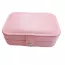 Rangement bijoux de voyage rose
