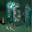 Rangement bijoux pliable vert foncé