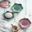 Porte savon en forme de lotus en silicone