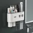 Rangement salle de bain multifonction pour brosse à dents