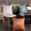 Housse de coussin en jacquard avec motif luxueux