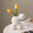 Vase en céramique design bulles