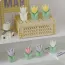 Bougies parfumées en forme de tulipe