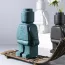 Vases en résine de style robot lego