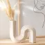 Vase en céramique de style artistique géométrique