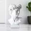 Vase en résine en forme de tête de style grec