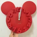 Horloge murale numérique décorative mickey 3D