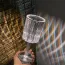 Lampe de chevet élégante en cristal acrylique 