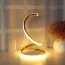 Lampe de chevet LED en spirale avec prise USB