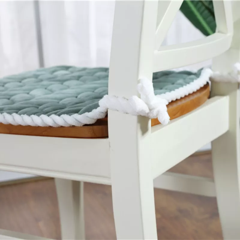Coussin de chaise en velours agréable à motifs blé