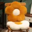 Coussin de chaise en peluche en forme de fleur 