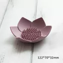 Porte savon en forme de lotus en silicone