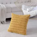 Housse de coussin épaisse en velours côtelé