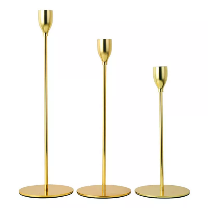 Bloomingville Betiel Lot De 3 Bougeoirs En Bois Forme Rois Mages - Décoration Noël Festive