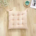 Coussin de chaise rembourrée en velours côtelé  